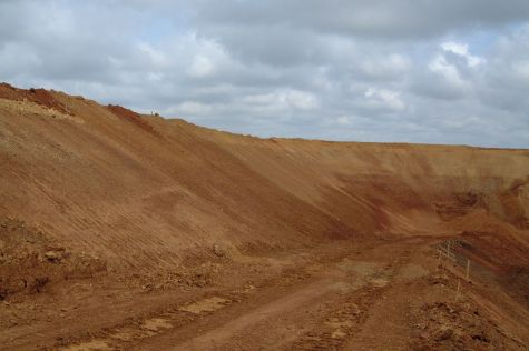 Garbage dump in Sommariva Perno (CN)